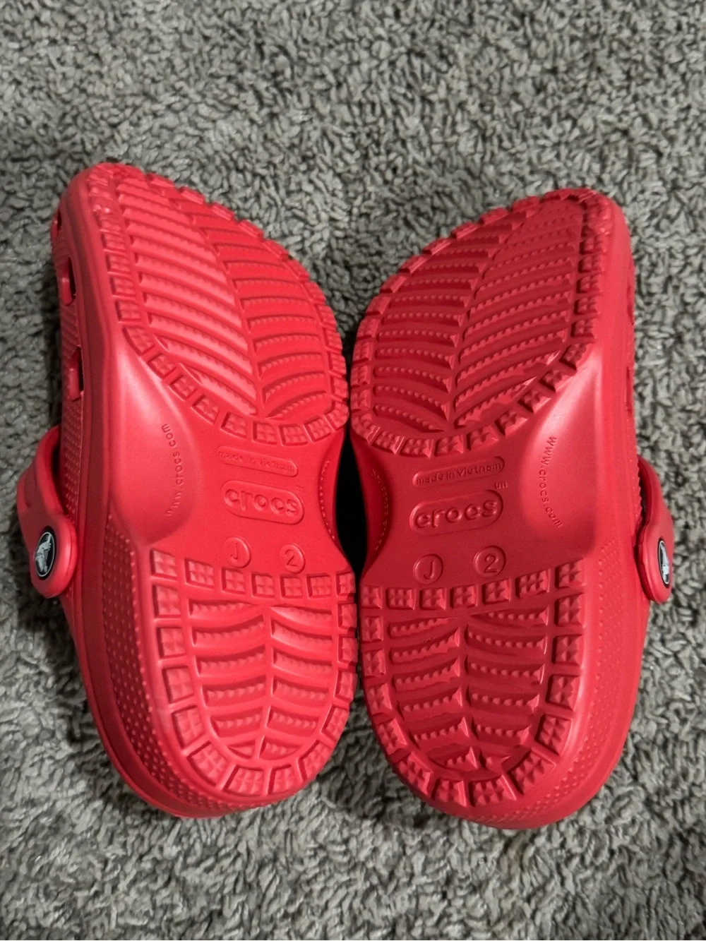 Crocs Classic Clog for Kids - Red with Chick-Fil-A charms - 2